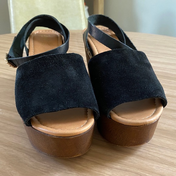 Seychelles Leather Platform Wedge Sandal - Picture 6 of 8